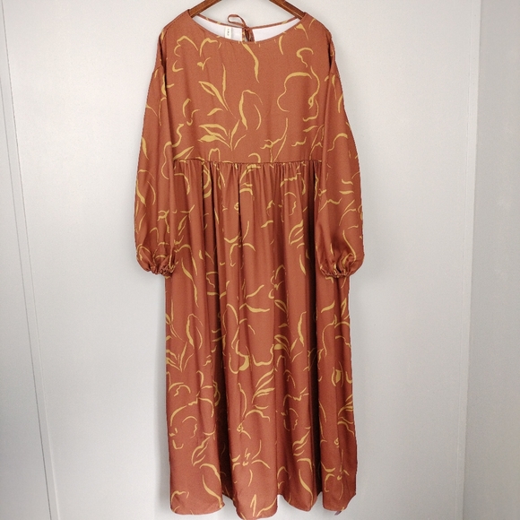 🆕 NAP Loungewear Art Print Maxi Dress in Cloud Track - Picture 9 of 13